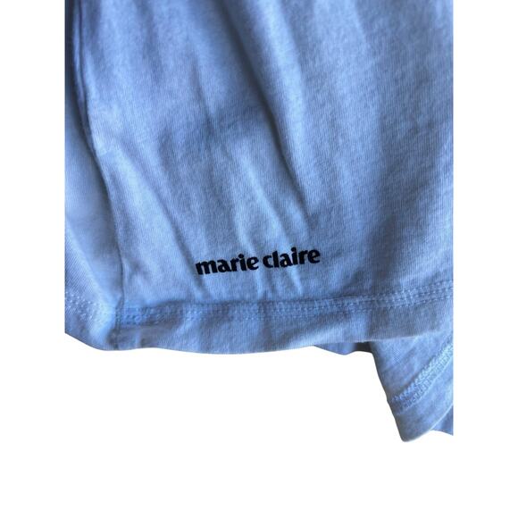 L.A.M.B. Gwen Stefani WHAT COLOR IS LOVE? Marie Claire WHITE Shirt FALL 05 Large - Picture 3 of 9